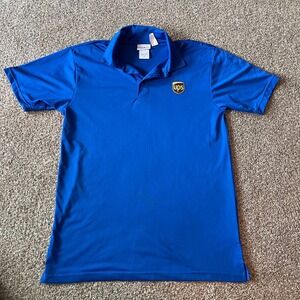 UPS United Parcel Service Polo Shirt BLUE Short Sleeve Mens M WEARGUARD uniform